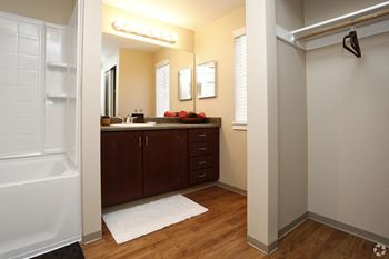 Bathroom with closet